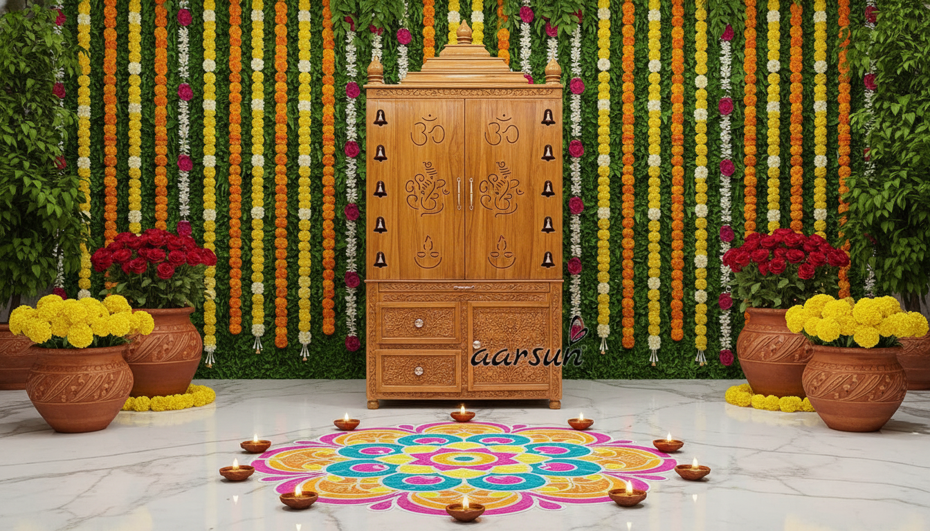 Antique Style Wooden Temple